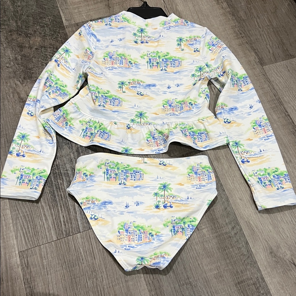 Janie and Jack x  Gray Malin swim 2 piece size 5 - Picture 4 of 10